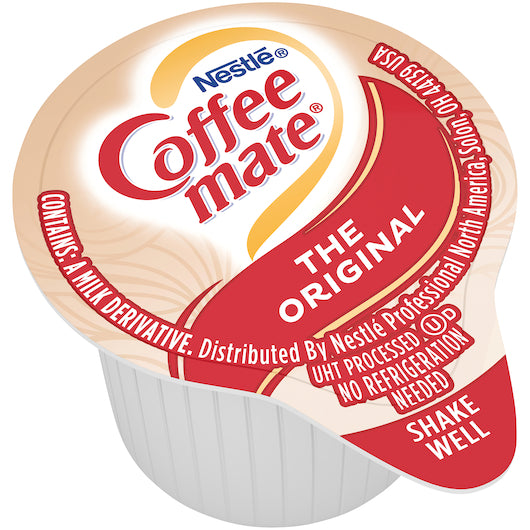 Coffee-Mate The Original Single Serve Liquid Creamer, .375 Ounces Per Cup - 50 Per Pack - 4 Packs Per Case