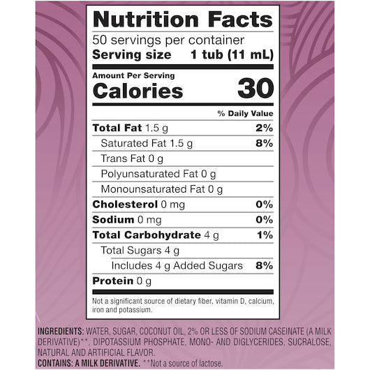 Nestle Coffee-Mate Italian Sweet Creme Flavor Liquid Creamer Singles, .375 Ounce Per Cup - 50 Per Pack - 4 Per Case